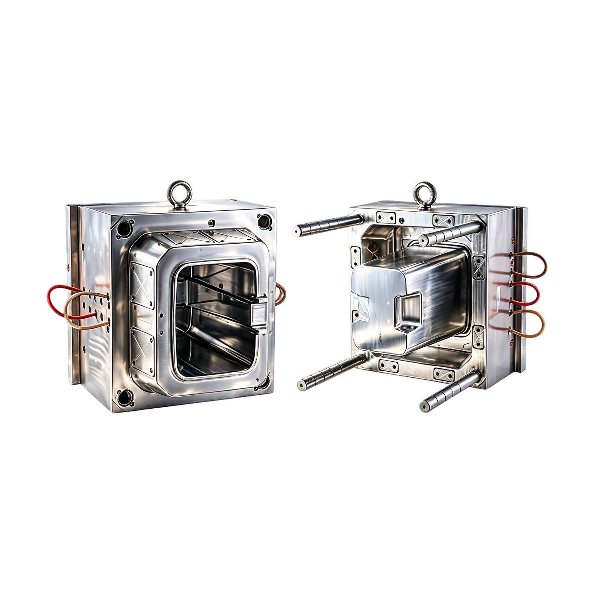 Top-Lid Household Plastic Trash Bin Injection Mould